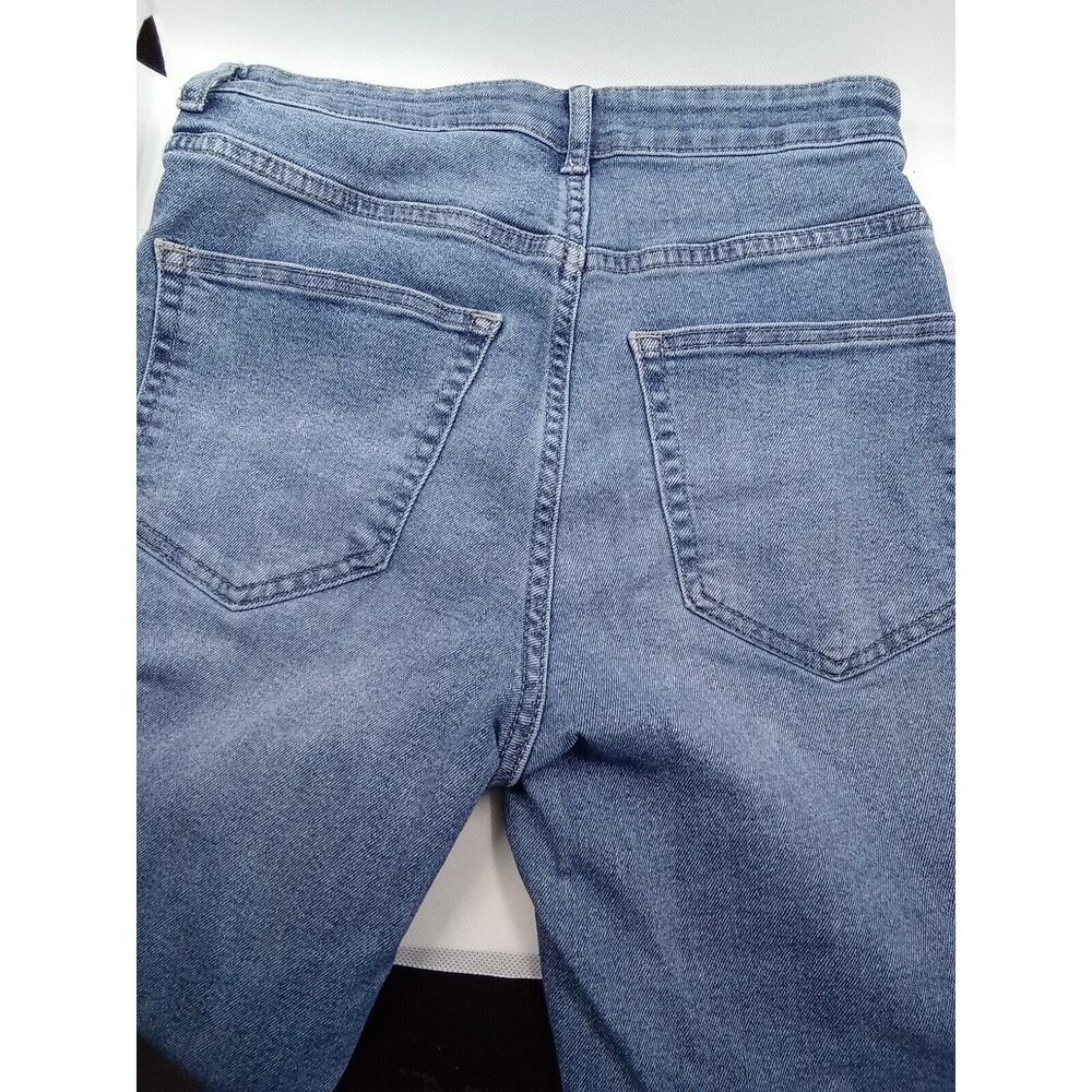 H&M Curvy Jeggings Ultra High Waist Ankle Blue Denim Jeans Size‎ 4 0966367 6 - Picture 4 of 6